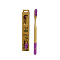 Luvin Life Child Toothbrush Bamboo Single Purple