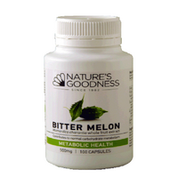 Nature's Goodness Bitter Melon Metabolic Health Casuals 100cap
