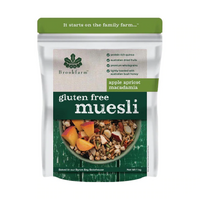 Brookfarm Gluten Free Muesli Macadamia Apple & Apricot 1KG