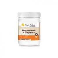 Nutrivital Magnesium & Cramp Bark - 200 Capsules
