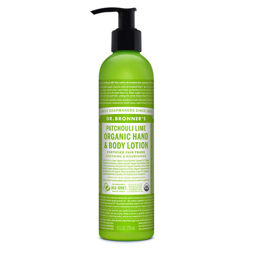 Dr Bronner's Lotion Patchouli Lime 237ml          