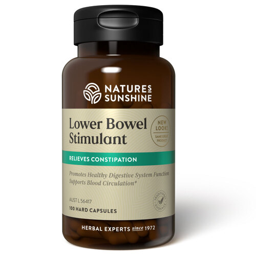 Nature's Sunshine Lower Bowel Stimulant - 100 hard capsules