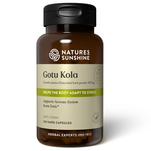 Nature's Sunshine Gotu Kola - 100 hard capsules