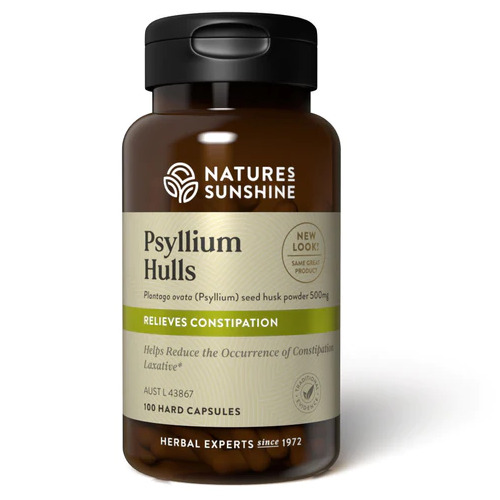 Nature's Sunshine Psyllium Hulls - 100 capsules