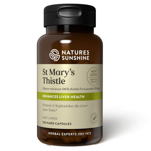 Nature's Sunshine St Mary's Thistle - 100 capsules