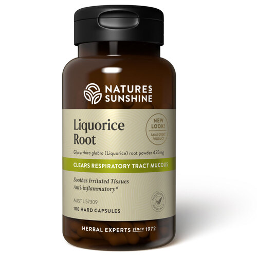 Nature's Sunshine Liquorice Root - 100 hard capsules