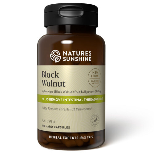 Nature's Sunshine Black Walnut - 100 hard capsules