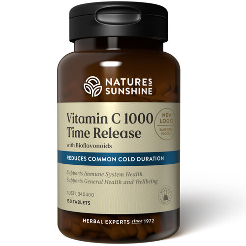 Nature's Sunshine Vitamin C 1000 Time Release -150 tablets