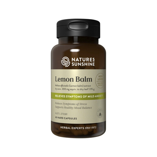 Nature's Sunshine Lemon Balm - 60 vege capsules