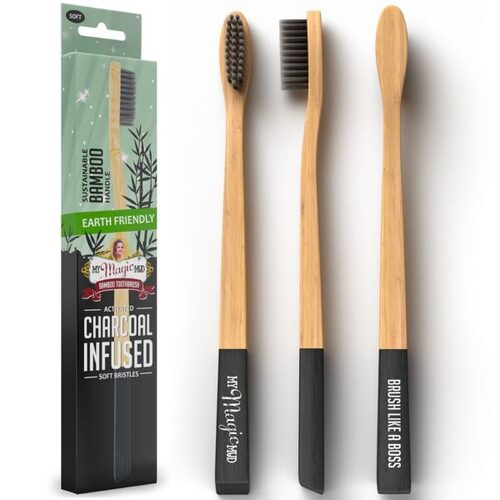 My Magic Mud Charcoal Infused Bamboo Toothbrush 