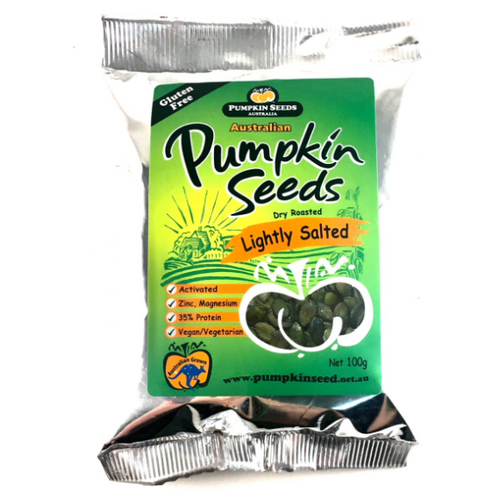 The Australian Pumpkin Seed Company Lightly Salted Pumpkin Seeds