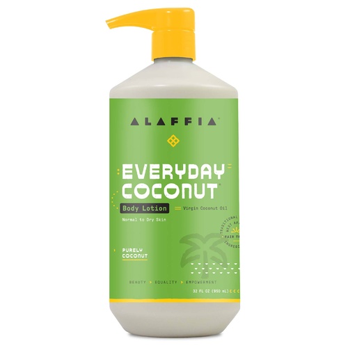 Alaffia Everyday Coconut Body Lotion - Purely Coconut 950mL