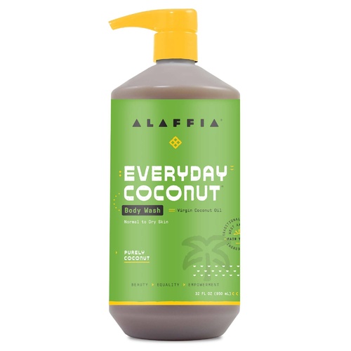 Alaffia Everyday Coconut Body Wash - Purely Coconut 950mL
