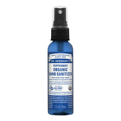 Dr Bronner's Hand Sanitiser Peppermint 59ml           