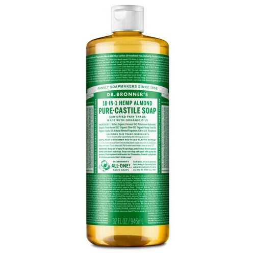 Dr Bronner's Castile Liquid Soap Almond 946ml         