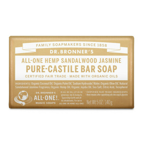 Dr Bronner's Castile Soap Sandalwood 140g      