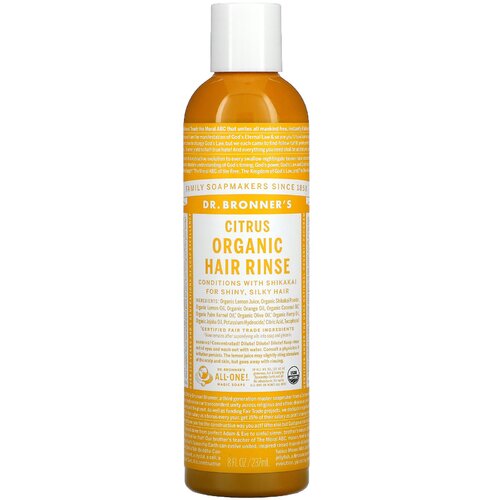 Dr Bronner's Hair Rinse Citrus 237ML                       