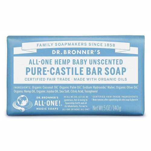 Dr Bronner's Soap Baby Unscented 140G                           