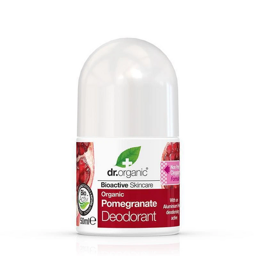 Dr Organic Roll On Deodorant Pomegranate 50ml                    