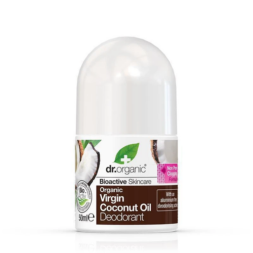 Dr Organic Roll On Deodorant Coconut 50ml                      