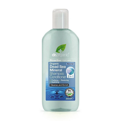 Dr Organic Shampoo/Conditioner Dead Sea Mineral 2In1     