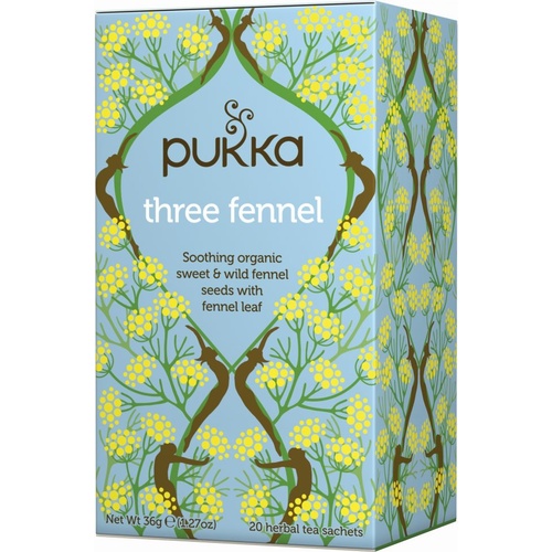 Pukka Three Fennel Tea - 20 Teabags