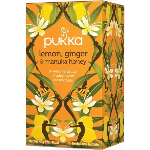 Pukka Lemon, Ginger & Manuka Honey Tea - 20 Tea Sachets
