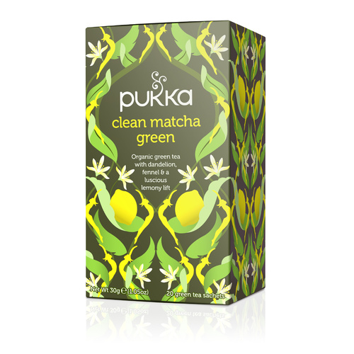 Pukka Clean Matcha Green Tea - 20 Teabags 
