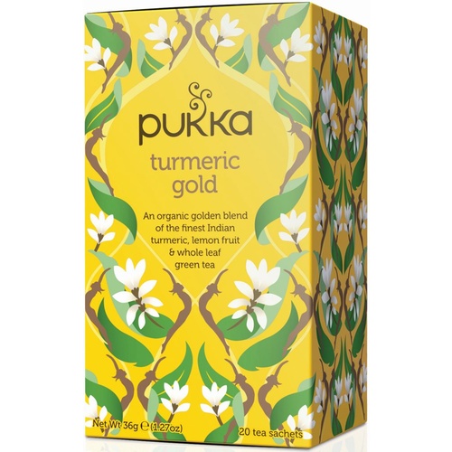 Pukka Turmeric Gold Tea - 20 Tea Sachets