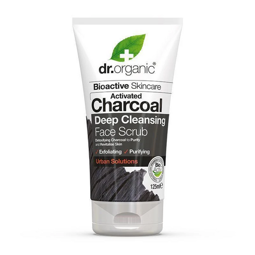 Dr Organic Face Scrub Charcoal 125ml       