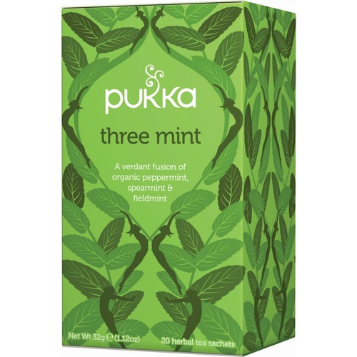 Pukka Three Mint Tea - 20 Teabags