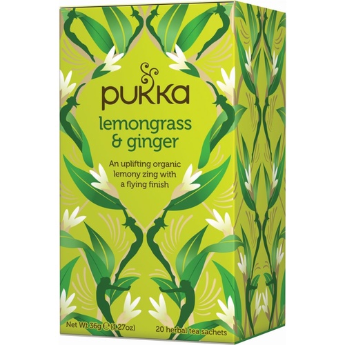 Pukka Lemongrass & Ginger Tea - 20 Tea Sachets