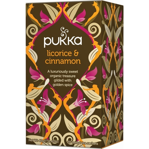 Pukka Licorice & Cinnamon Tea - 20 Tea Sachets