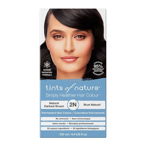 Tints of Nature 2N Natural Darkest Brown Permanent Hair Dye