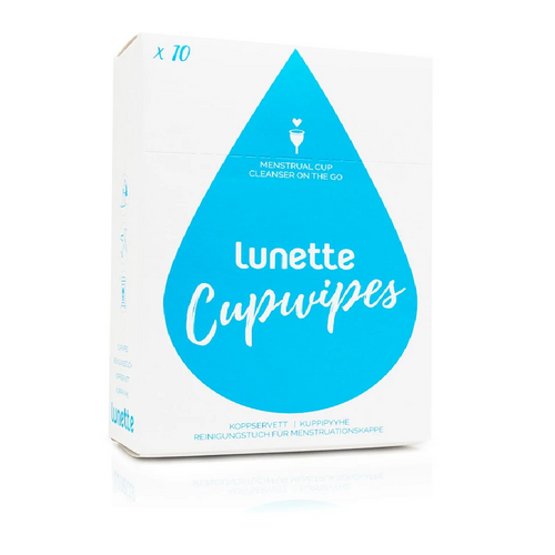 Lunette Menstrual Cup Wipes 10 wipes