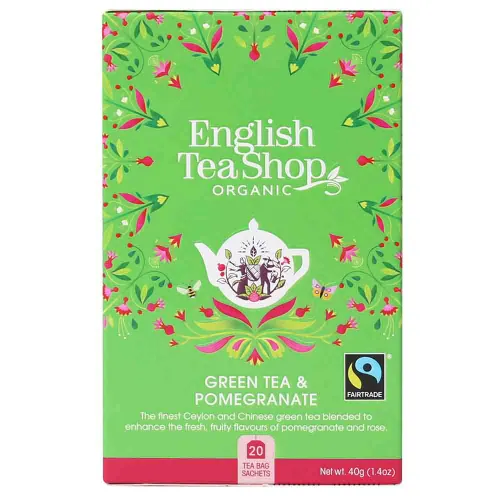 English Tea Shop Green Tea & Pomegranate 20tb
