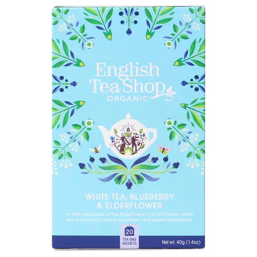English Tea Shop White Tea, Blueberry & Elderflower 20tb