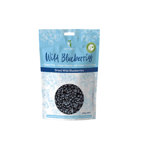 Dr Superfoods Dried Wild Blueberries 125g