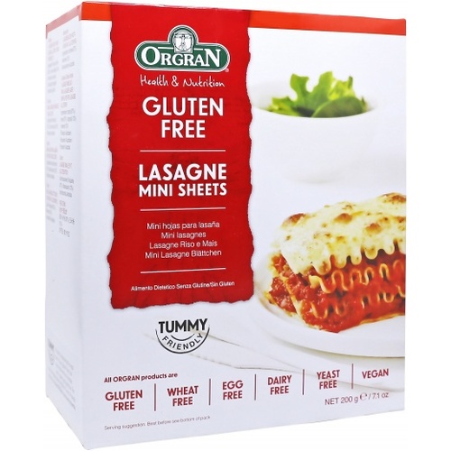 Orgran Lasagne Mini Sheets 200g
