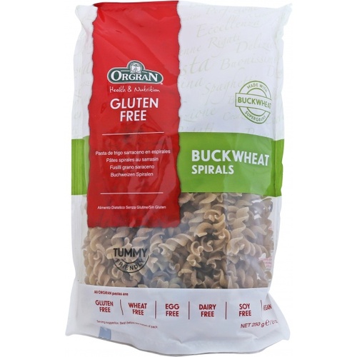 Orgran Buckwheat Pasta Spirals 250g