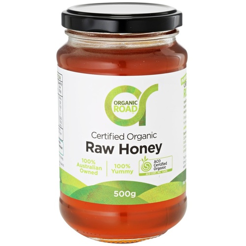 Organic Road Raw Australian Honey