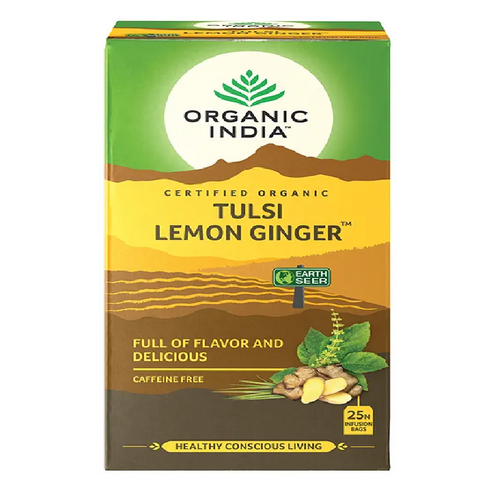 Organic India Tulsi Lemon Ginger 25tb