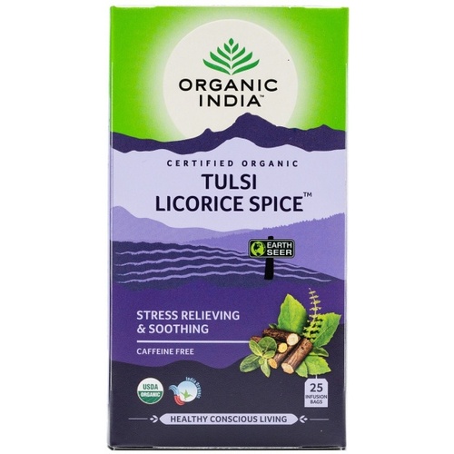 Organic India Tulsi Licorice Spice Tea - 25 Teabags