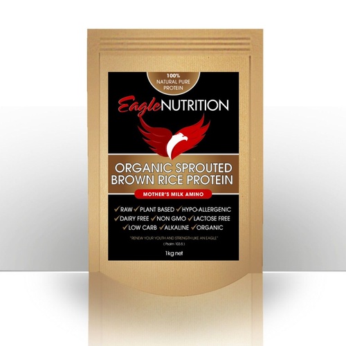 Eagle Nutrition Organic Sprouted Brown Rice Protein 1kg