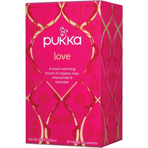Pukka Love Tea - 20 Tea Sachets 