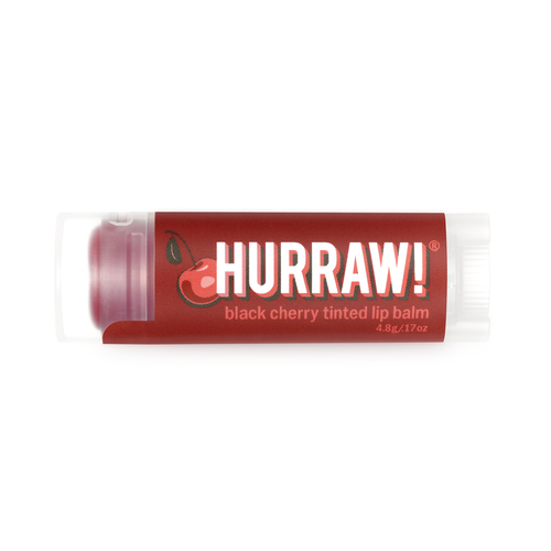 Hurraw! Black Cherry Tinted Lip Balm 