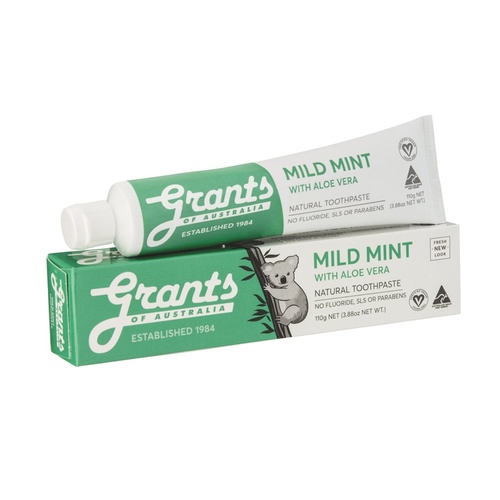 Mild Mint Toothpaste (with aloe vera) 110g