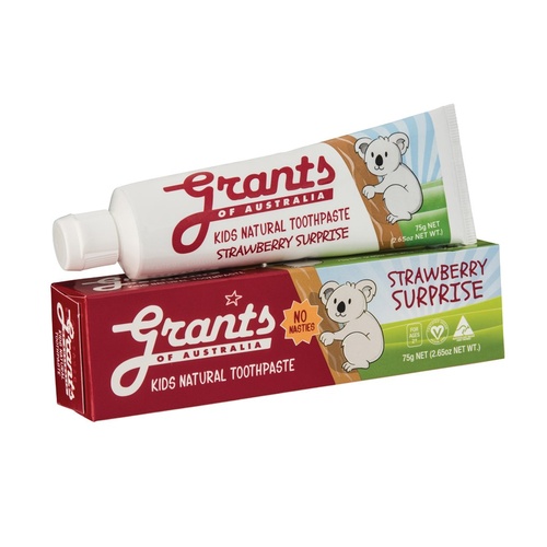 Kids Natural Toothpaste - Strawberry Surprise 75G