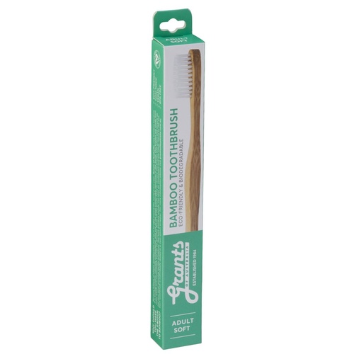 Grants Adult Bamboo Toothbrush - Soft