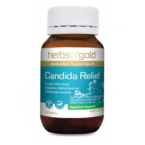 Herbs of Gold Candida Relief 60 Tablets 